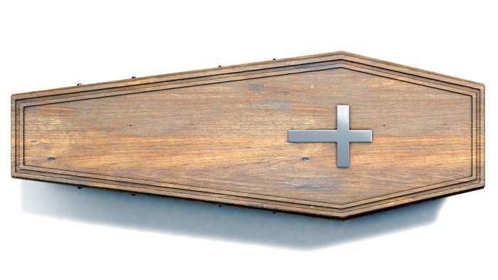 How to make a coffin decoration