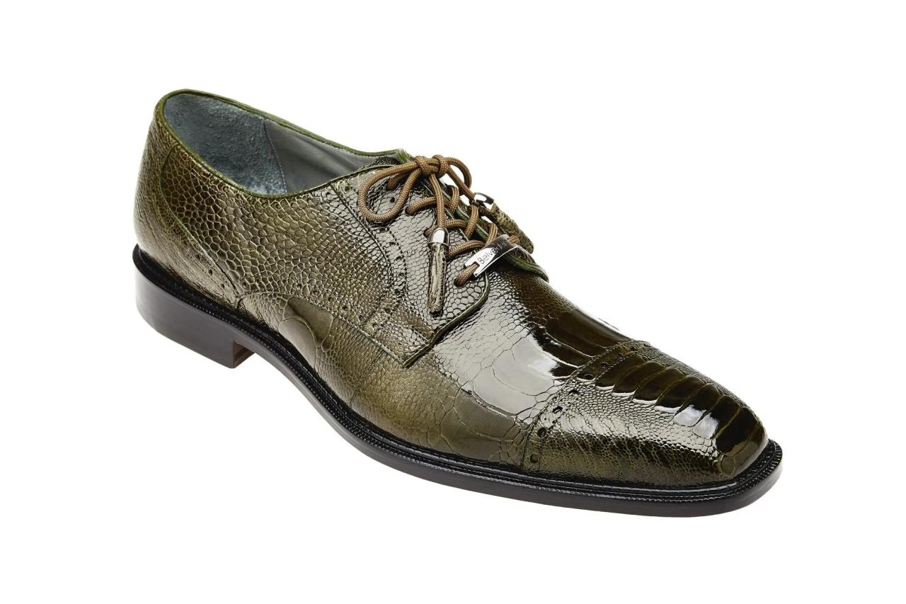 Mens ostrich dress shoes