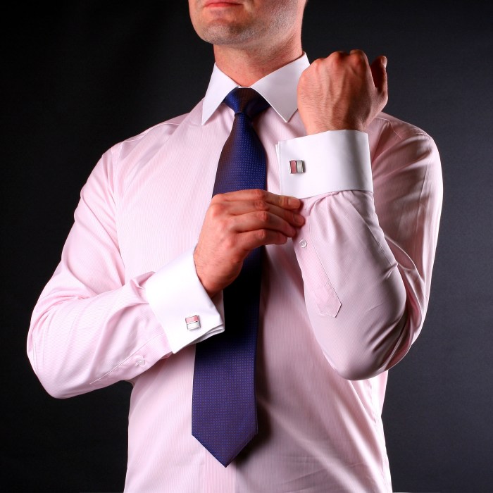 Mens cufflink dress shirts