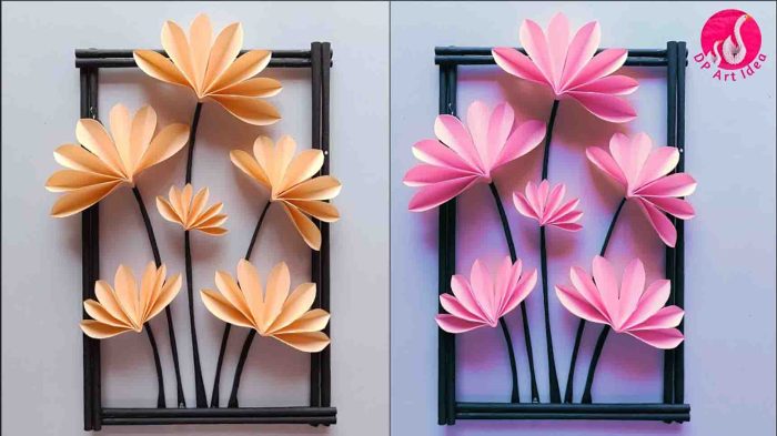 How to make room decoration with paper