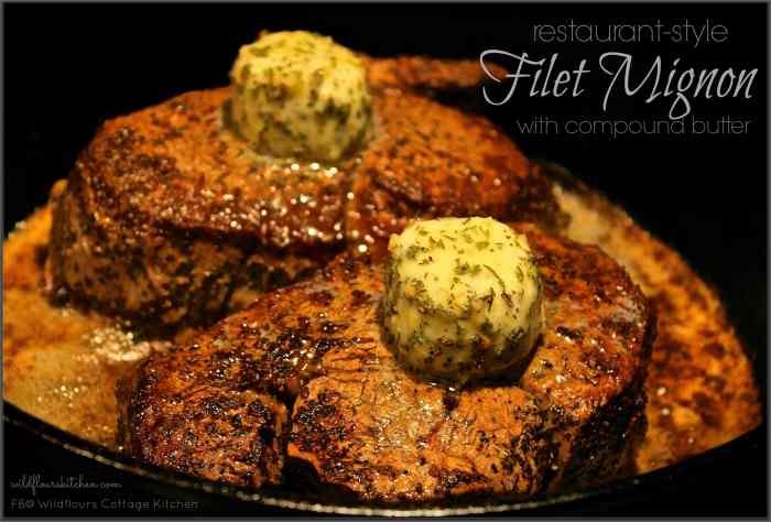 How to cook restaurant style filet mignon