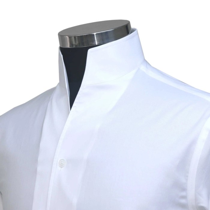 Mens large collar dress shirts