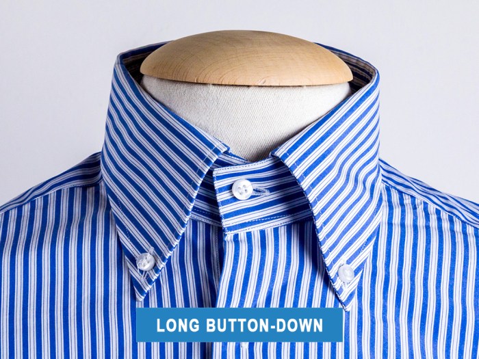 Men's dress shirt collar