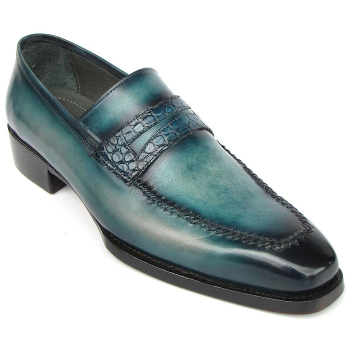 Mens turquoise dress shoes