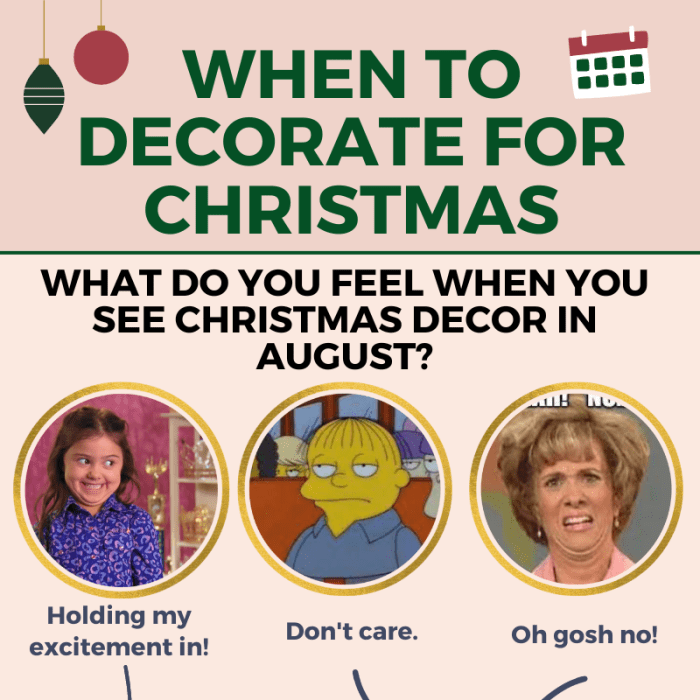 When should we start decorating for christmas