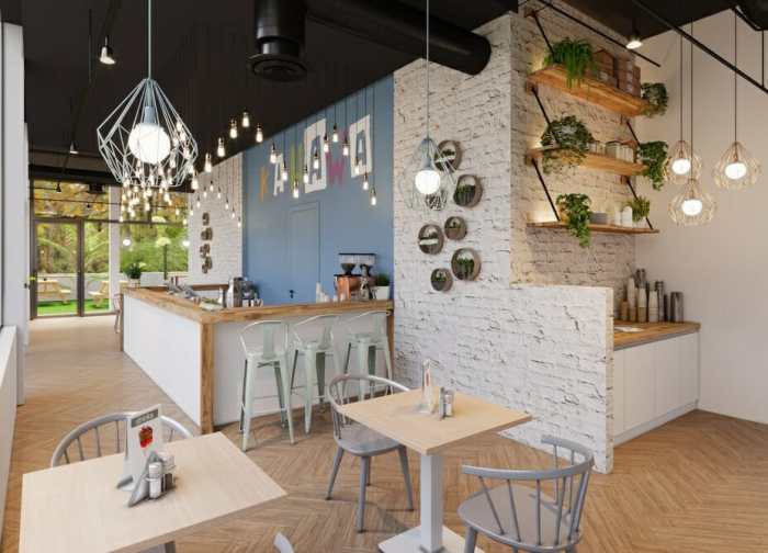 Desain interior coffee shop