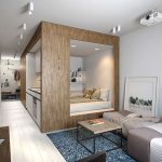 Desain interior apartemen studio 21